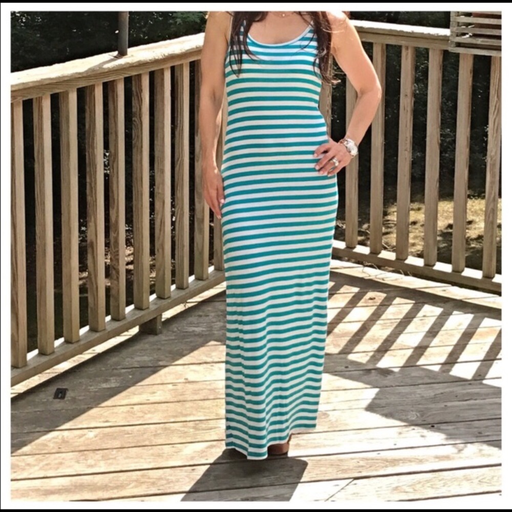 Stripe Maxi Dress